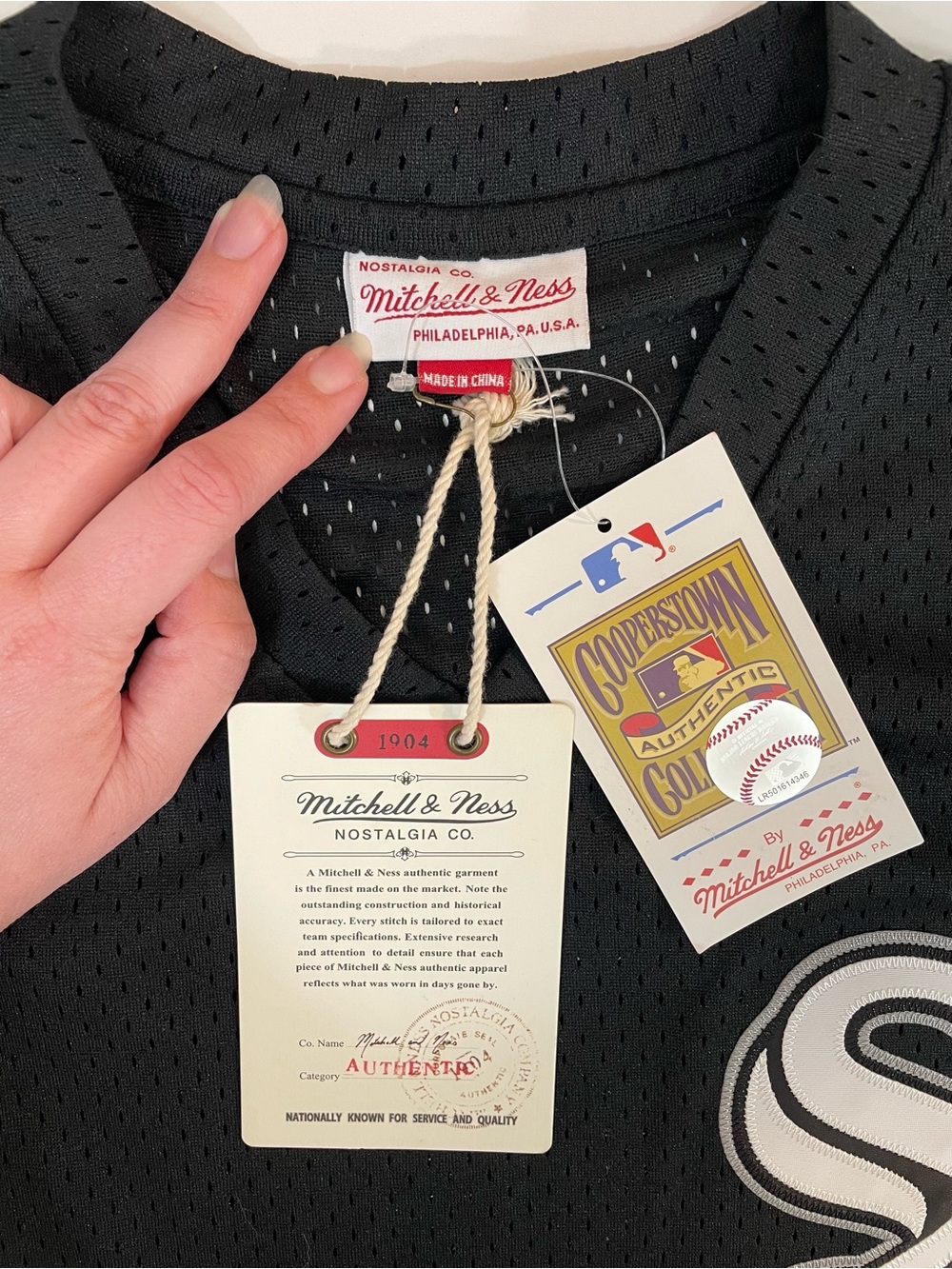 Mitchell & Ness Chicago White Sox Mesh Batting Practice Jersey Bo Jackson 1993 - Picture 2 of 10